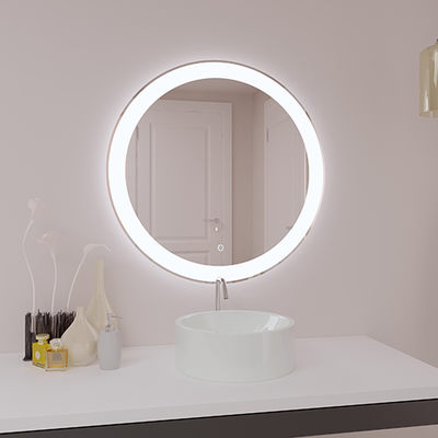 Зеркало SANTREK HOME с LED подсветкой "ФИЕСТА премиум" 600х600мм (круг)