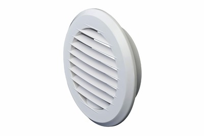 Решетка вентиляционная круглая с фланцем SANTREK AIR D=100 ПКР 145/100 
