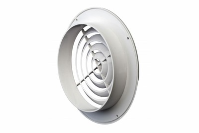 Решетка вентиляционная круглая с фланцем SANTREK AIR D=125 ПКС 170/125 