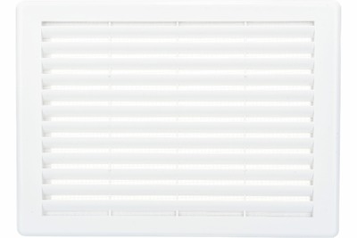 Решетка вентиляционная разъемная с моск.сеткой, накл.жалюзи SANTREK AIR Э3020Р (300х200)