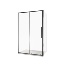 Боковая часть GOOD DOOR IDEA SP-90-C-B стекло Прозр 6мм профиль чёрн.  ***
