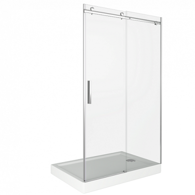 Душ.ограждение GOOD DOOR IDEA WTW-120-C-CH Прямое, стекло Прозр 6мм (без поддона и автослива)