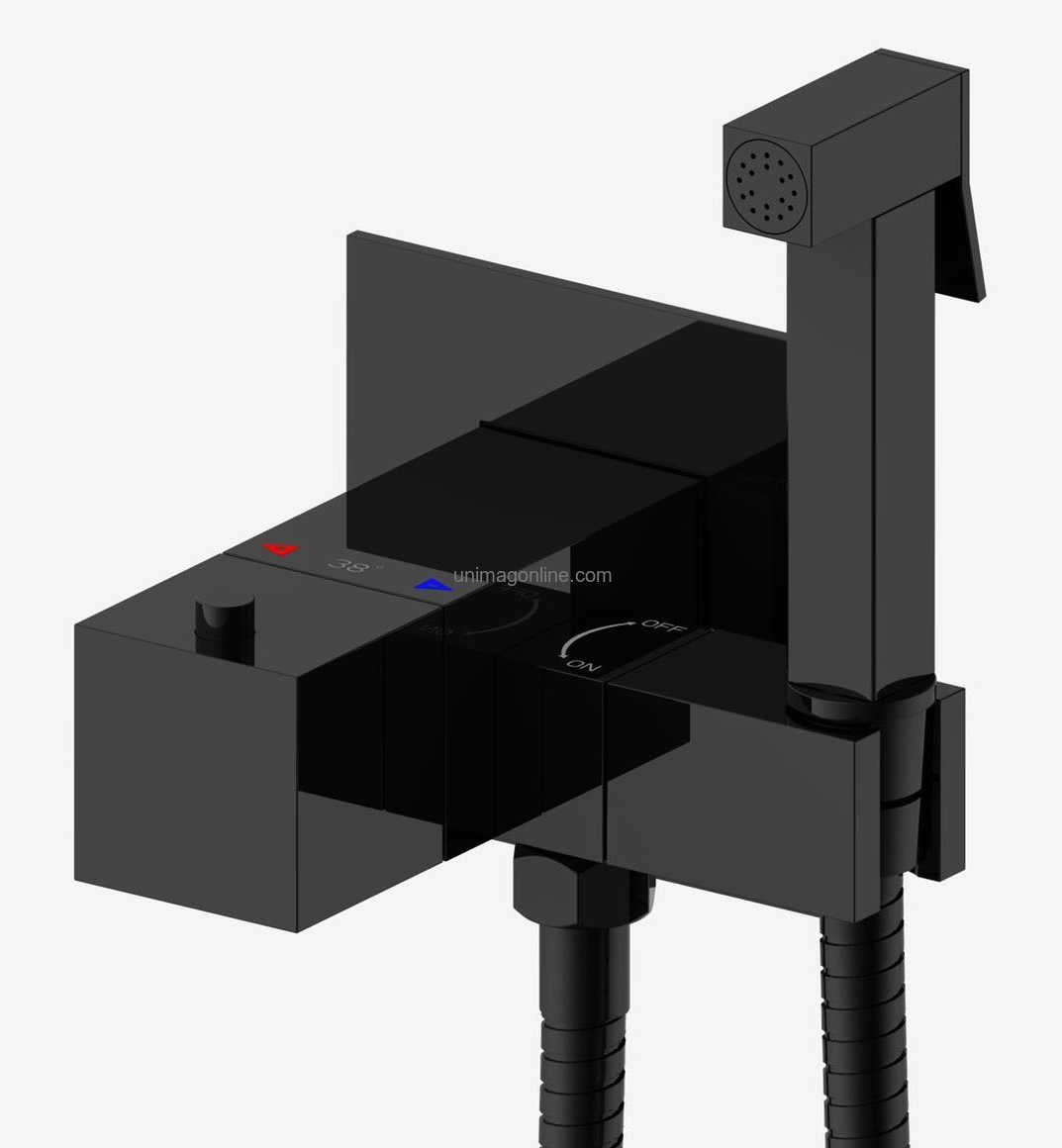 G7207-60 Гигиенический душ со смесителем GAPPO (черный)