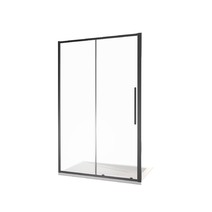 Душ.ограждение GOOD DOOR IDEA WTW-140-C-B Прямое, стекло Прозр 6мм профиль чёрн. (без поддона и автослива)