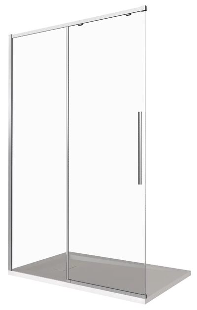 Душ.ограждение GOOD DOOR IDEA WTW-140-C-CH Прямое, стекло Прозр 6мм (без поддона и автослива) ***