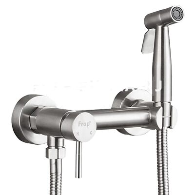 7503-5 Гигиенический душ Frap со смесителем (сатин)