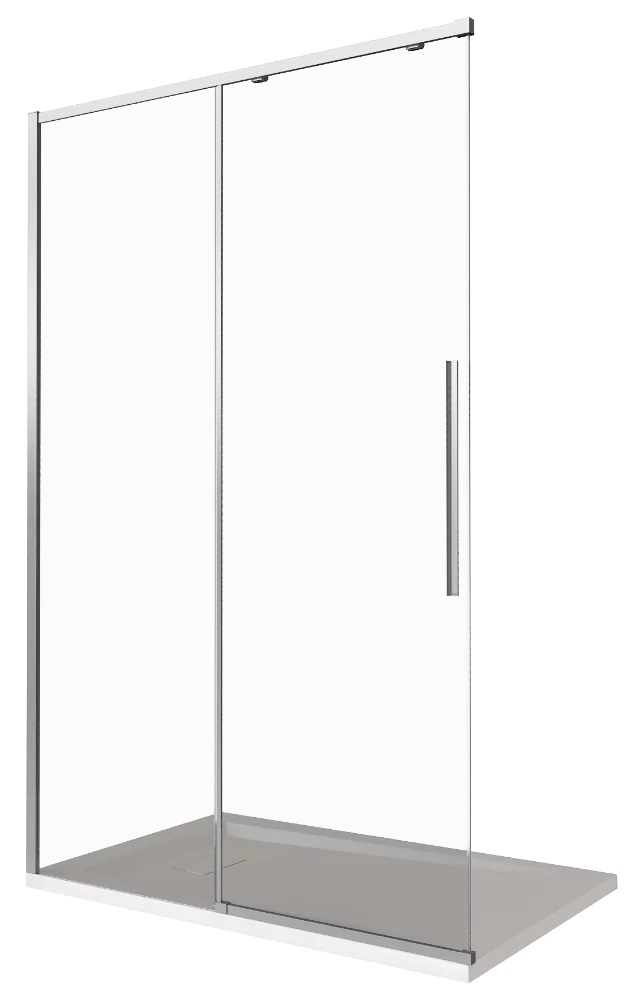 Душ.ограждение GOOD DOOR IDEA WTW-130-C-CH Прямое, стекло Прозр 6мм (без поддона и автослива) ***