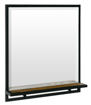 Зеркало SANTREK HOME "АНТЕЯ-60", темное дерево, 600х700х120