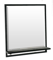 Зеркало SANTREK HOME "АНТЕЯ-60", темный бетон, 600х700х120