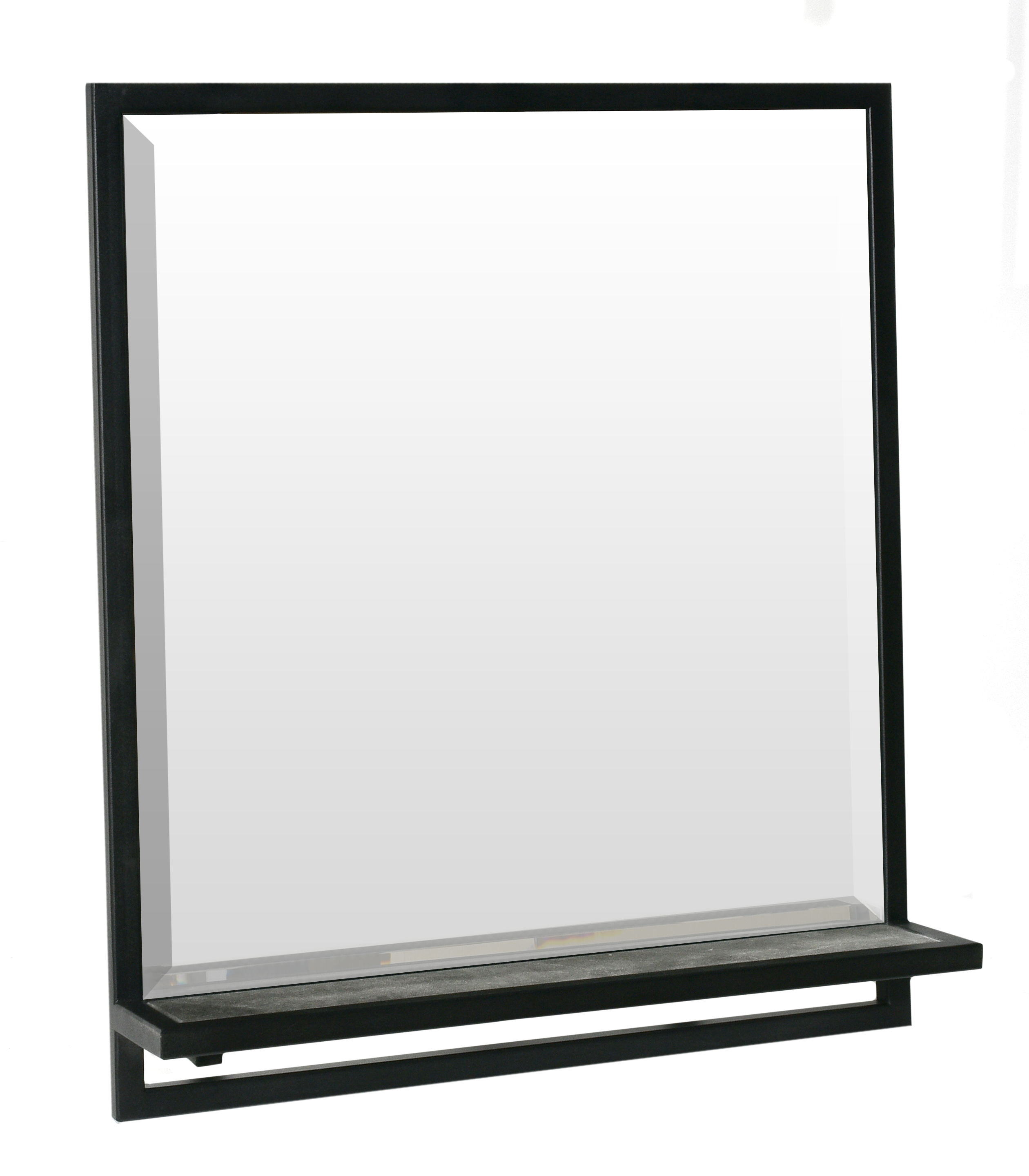 Зеркало SANTREK HOME "АНТЕЯ-60", темный бетон, 600х700х120
