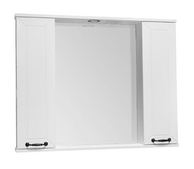 Зеркало-шкаф SANTREK HOME "Вегас-С" 90 2 дв.(Белый софт) 900*757*150
