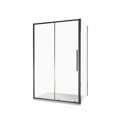 Боковая часть GOOD DOOR IDEA SP-80-C-B стекло Прозр 6мм профиль чёрн. 