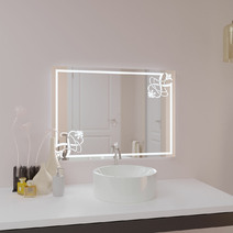 Зеркало SANTREK HOME с LED подсветкой "ФАИНА премиум" 800х600мм