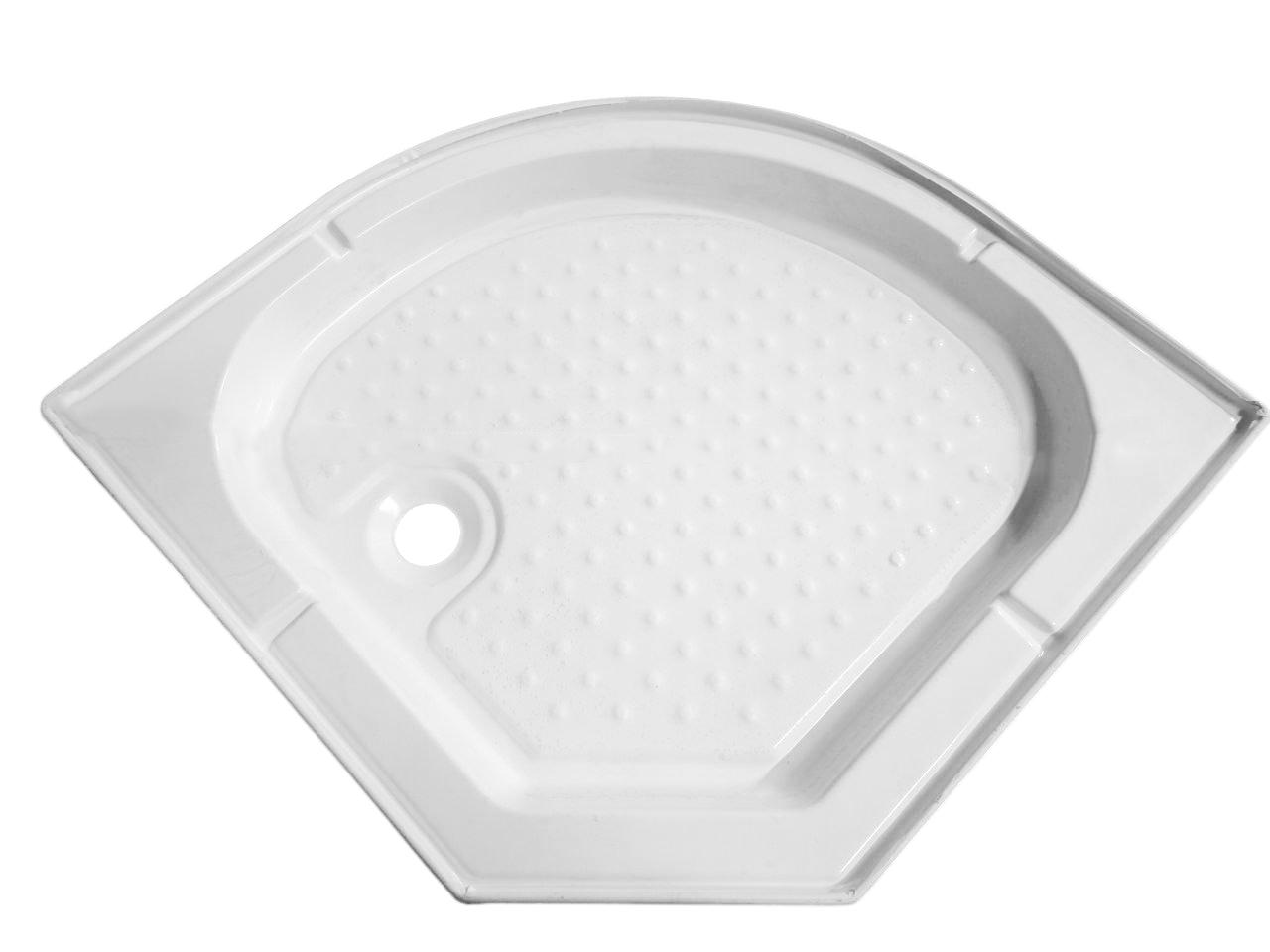 Поддон Erlit 1/4 круга 80*80*17 пустой