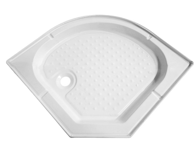 Поддон Erlit 1/4 круга 80*80*17 пустой