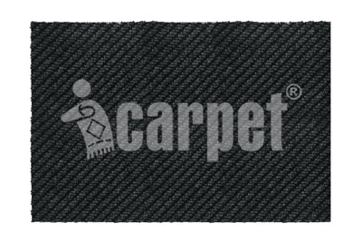 Коврик придверный влаговпитывающий Premium icarpet 60х90 02 антрацит