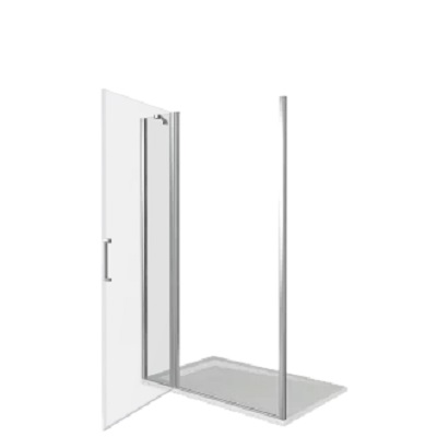 Душ.ограждение GOOD DOOR FANTASY WTW-120-С-CH Прямое, стекло прозр 6мм (б/поддона и автослива) ***