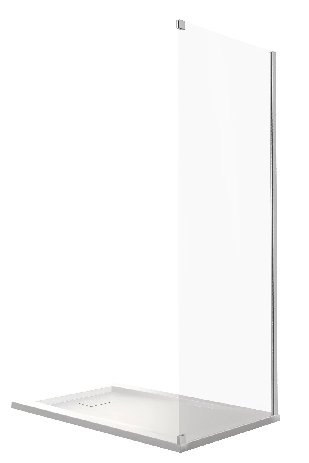 Боковая часть GOOD DOOR IDEA SP-80-C-СН стекло Прозр 6мм профиль хром ***