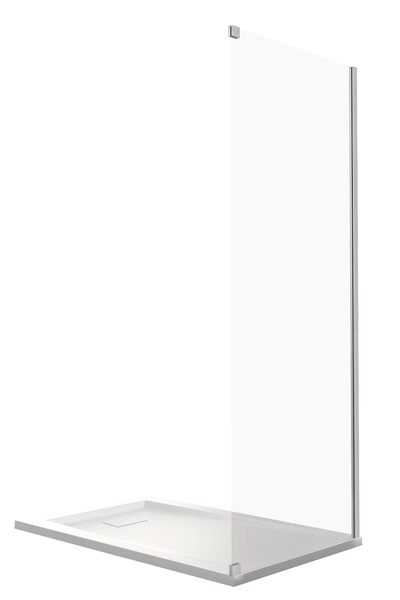 Боковая часть GOOD DOOR IDEA SP-80-C-СН стекло Прозр 6мм профиль хром ***