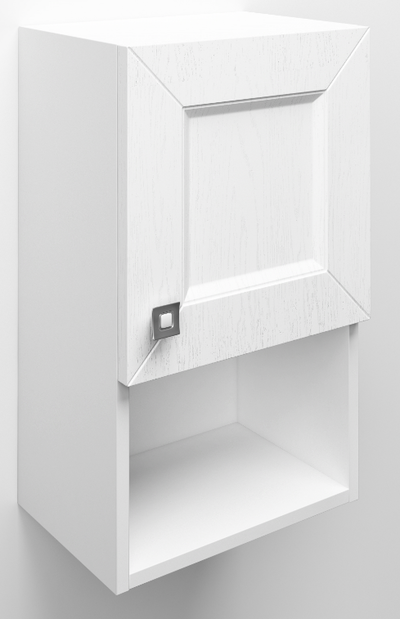 Шкаф SANTREK HOME "Гранд -50" с нишей снизу (белый ясень Софт) 500х300х200