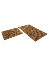 Коврик универсальный хлопковый SHAHINTEX BAMBOO LUX 60х100+60х50 шоколадный 37