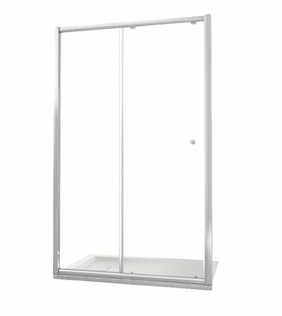 Душ.ограждение GOOD DOOR LIRA WTW- 130-C-CH Прямое, стекло Прозрачное 4мм (без поддона и автослива) ***