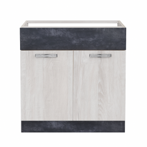 Стол под мойку НИКА, М800 Цемент Темный/Бетон Пайн (810х800х450) (1209)