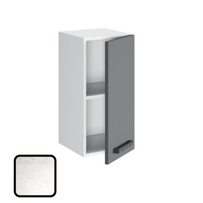 Шкаф навесной ОДРИ-1, В300 Фактурный Белый (626х300х290)