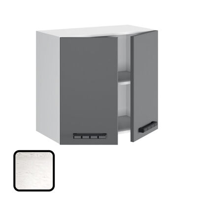 Шкаф навесной ОДРИ-1, В800 Фактурный Белый (626х800х290)