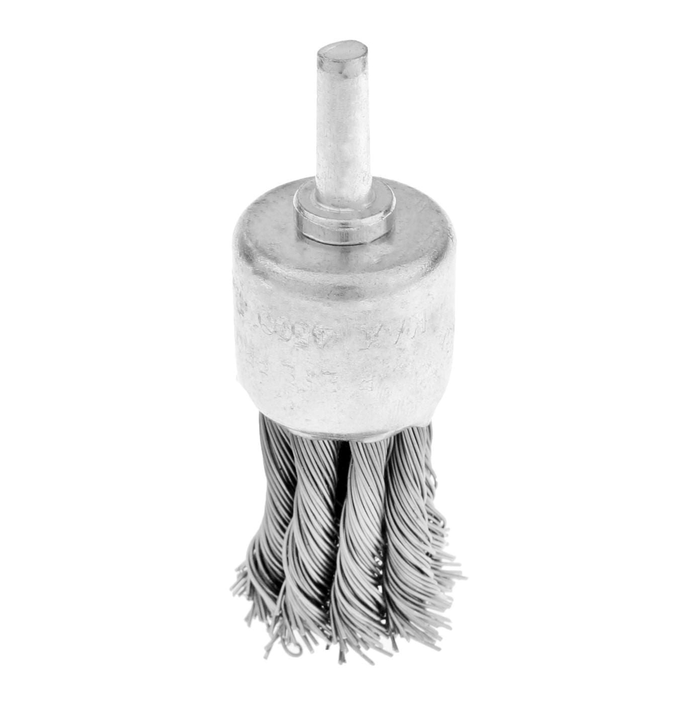 Щетка металлическая для дрели ТУНДРА, со шпилькой, крученая проволока, "чашка", 25 мм 1032353