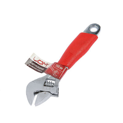 Ключ разводной ЛОМ, пластиковая рукоятка, 150 мм 1647015