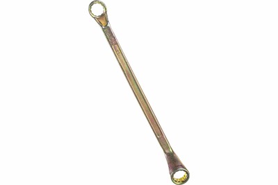 Ключ накидной коленчатый ТУНДРА, желтый цинк, 12 х 13 мм 878069