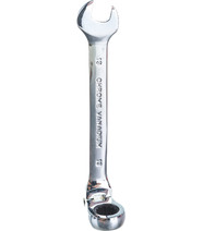 Ключ комбинированный трещоточный шарнирный ТУНДРА, CrV, полированный, 72 зуба, 13 мм 2354165