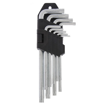 Набор ключей ЛОМ, TORX Tamper, удлиненных, TT10 - TT50, 9 шт. 2354390