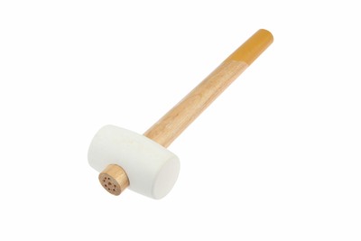Киянка ТУНДРА, деревянная рукоятка, белая резина, 45 мм, 225 г 5460119