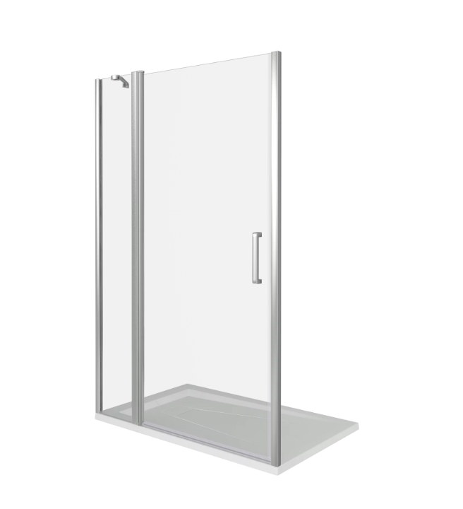 Душ.ограждение GOOD DOOR FANTASY WTW-100-С-CH Прямое, стекло прозр 6мм (б/поддона и автослива)