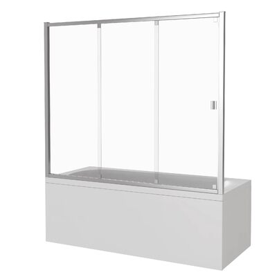 Шторка SCREEN WTW-120-C-CH стекло прозрачное, 4 мм GOOD DOOR ПД00099