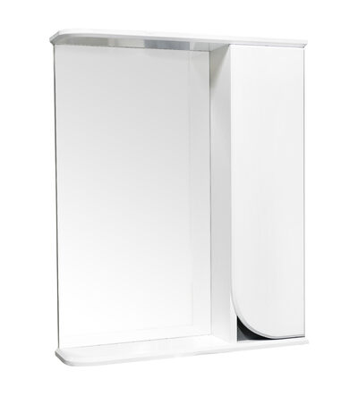Зеркало-шкаф SANTREK HOME "Сура-55" (белый) 550х700х150
