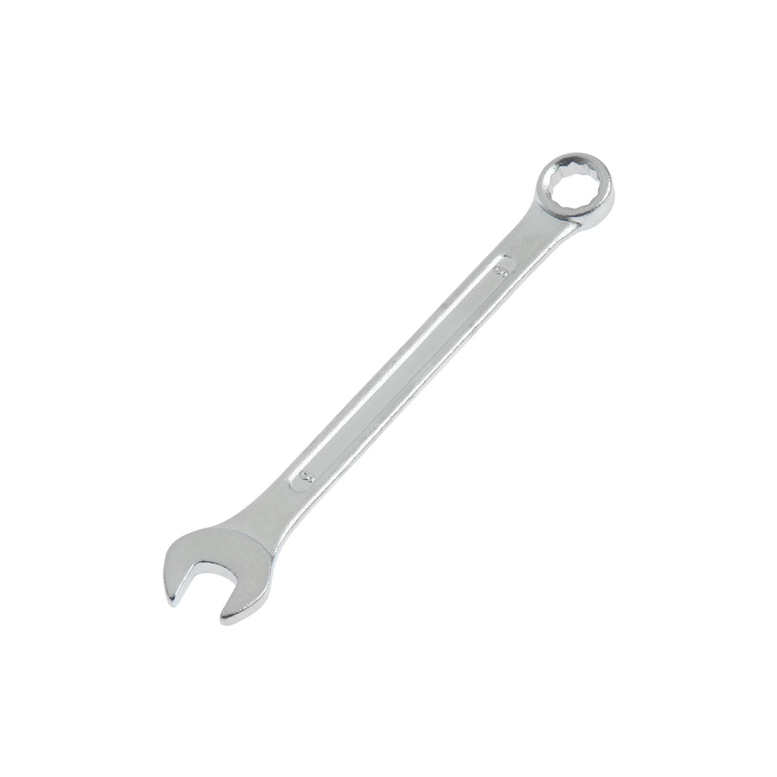 Ключ комбинированный ТУНДРА, хромированный, 9 мм 878050