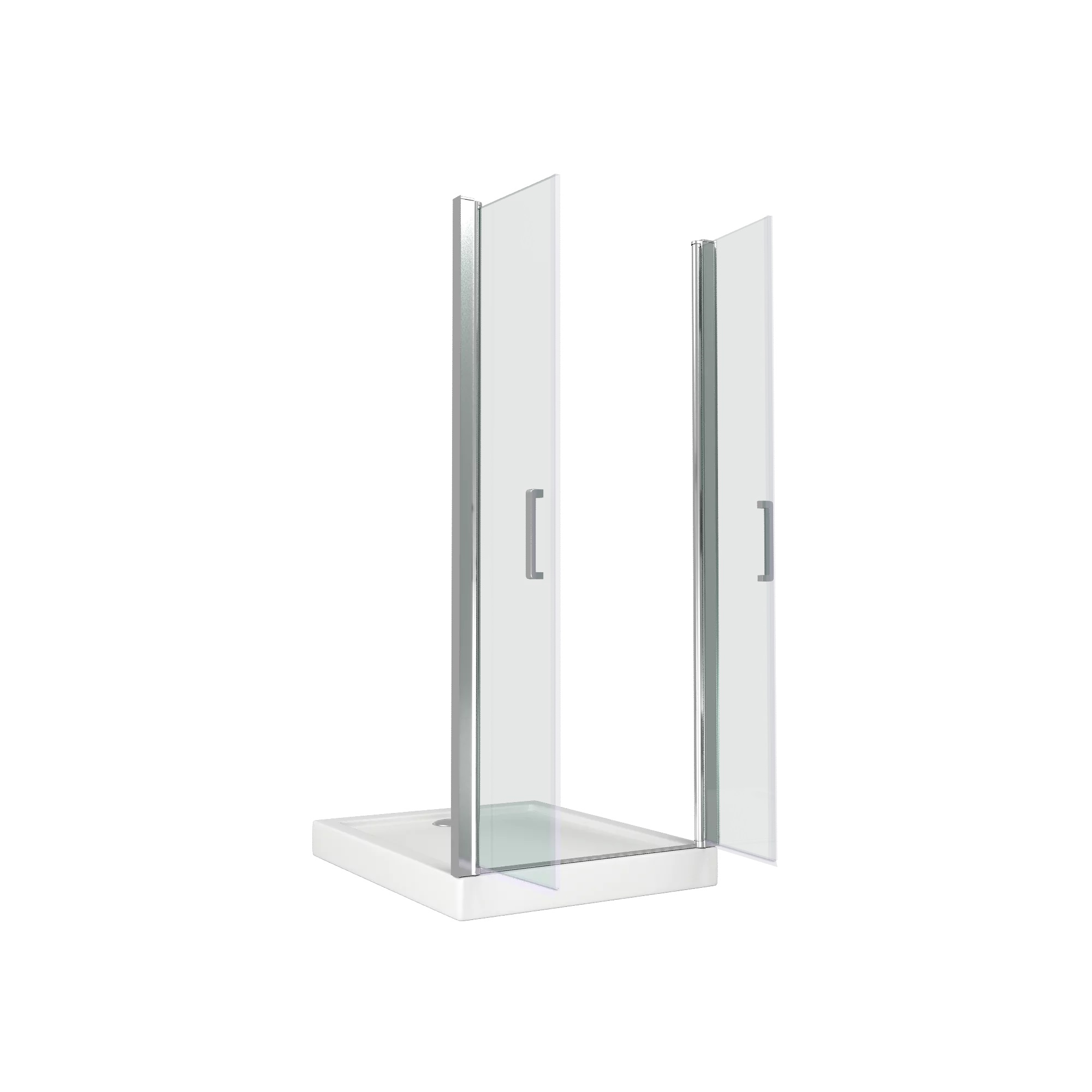 Душ.ограждение GOOD DOOR PANDORA SD90-C-CH Прямая 900х1850 стекло Прозрачное, 6мм (б/поддона и автослива)