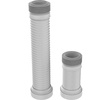 T928-18-MR Удлинитель гибкий для унитаза армированный Aquant 280-560 мм