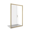 Душ.ограждение GOOD DOOR JAZZE WTW-120-C-G Прямое, стекло ПРОЗРАЧНОЕ 6мм, золотой профиль (б/поддона и автослива)