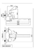DA1283301 Смеситель д/ванны однорычажный, длинный излив