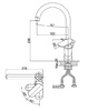 DA1032401 Смеситель для кухни