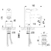 LM4806C Villa Смеситель для умывальника монолитный с донным клапаном клик-клак, хром LEMARK