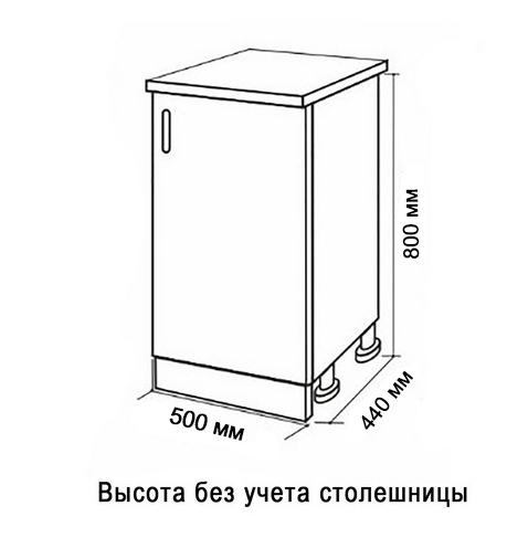 Рабочий стол 50 цвет ясень шимо светлый.стол. гранит SANTREK HOME (ЛДСП)