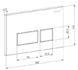 DS1431601 Комплект D&K Berlin  Унитаз DT1436016 бел. +Клавиша смыва DB1439016, бел +Инсталляция DI8055119