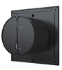Вентилятор ERA DICITI D100 SLIM 4C Matt black накладной с обратным клапаном (матовый чёрный)