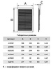 Решетка вентиляционная 171х81 A1708C (без рамки)