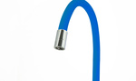 LM3075C-Blue Comfort Смеситель для кухни, с гибким изливом, с подключением к фильтру питьевой воды, хром/синий LEMARK